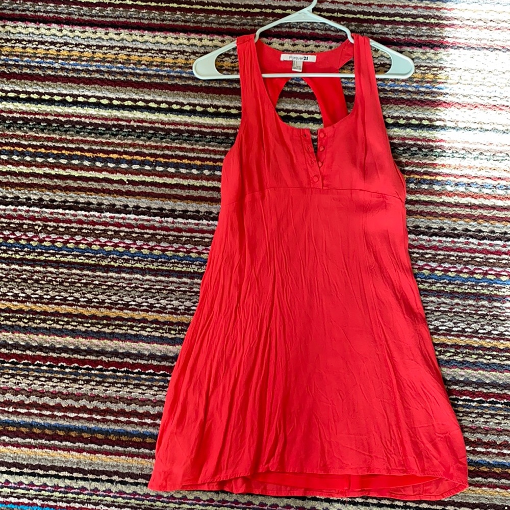Blood orange mini dress (fits like a 4-6)